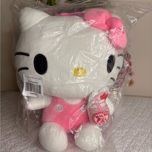 Hello Kitty Strawberry Milk Plush Mini Backpack 13 tall